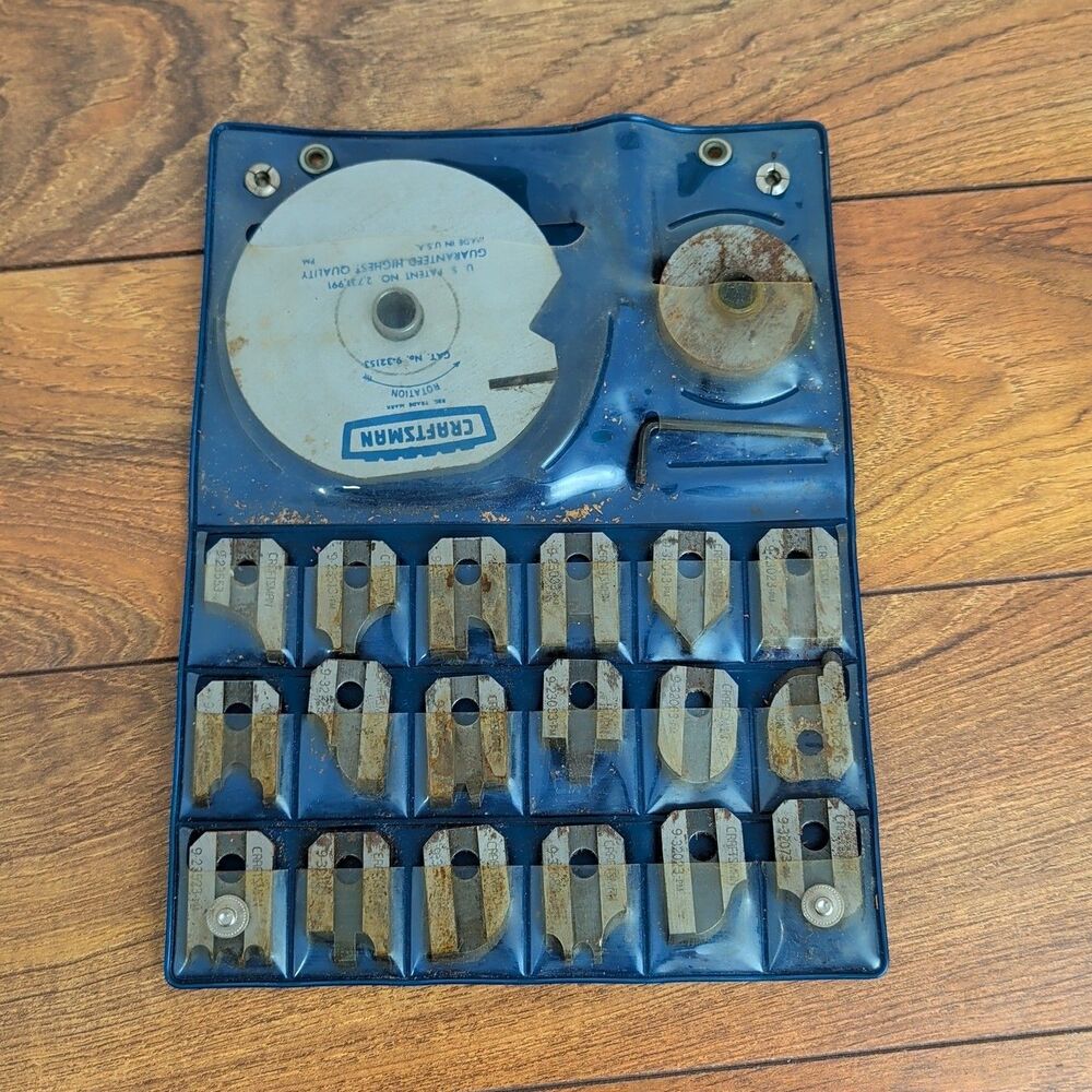 Craftsman  Kromedge 9-3215 Radial Saw Molding Set Head w/18 Cutters